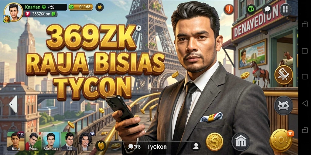 Tampilan gameplay 369ZK yang menarik dan dinamis dalam dunia Tycoon.