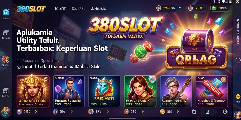 Tampilan menarik dan antarmuka pengguna aplikasi 380SLOT.