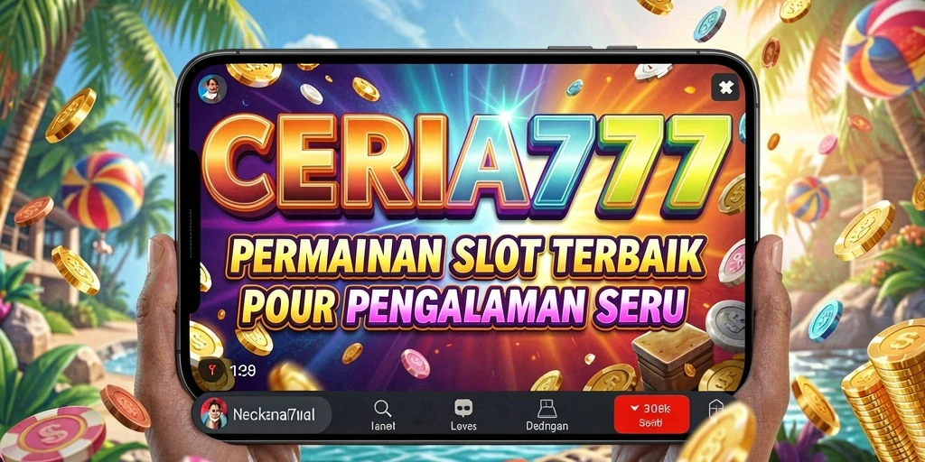 Tampilan permainan Slot CERIA777 yang menegangkan dan penuh warna.