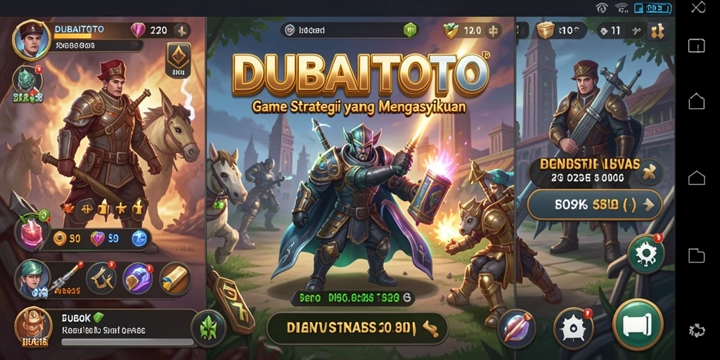 Tampilan gameplay DUBAITOTO yang menegangkan dan strategis.