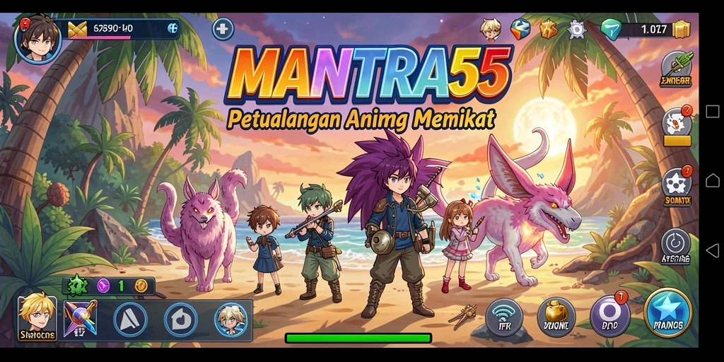 Menampilkan karakter-karakter Anime dalam misi seru.