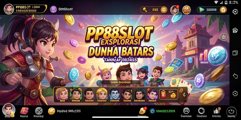 Tangkapan layar gameplay PP88SLOT dengan dunia terbuka yang luas.