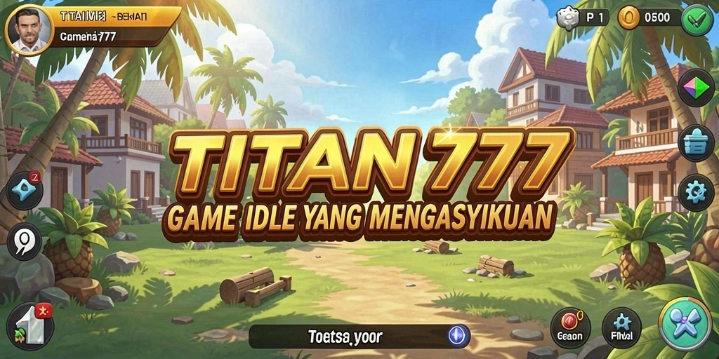 Tampilan gameplay menarik dari TITAN777 yang memikat pemain.