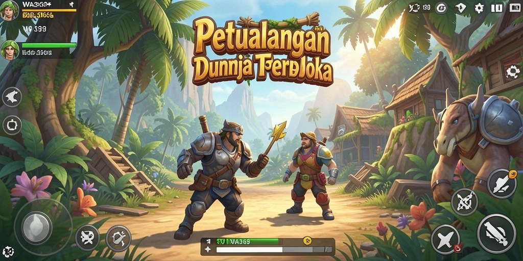 Tangkapan layar gameplay WA369 yang menampilkan dunia terbuka yang menakjubkan.
